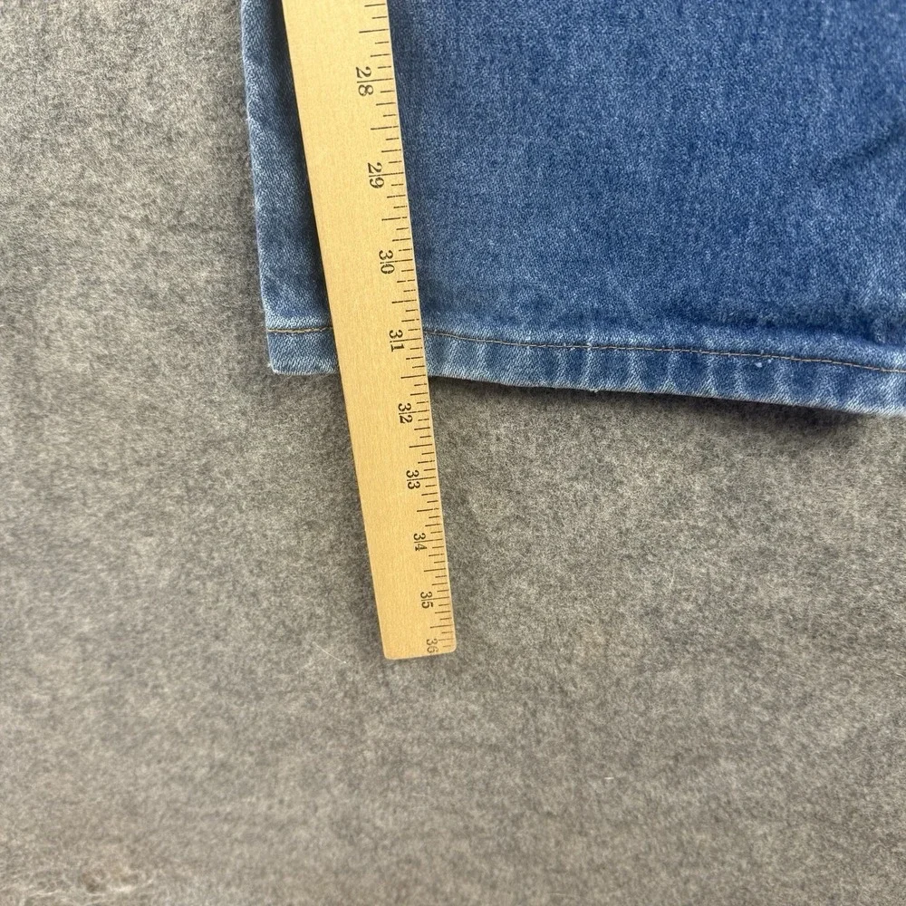 Vintage Wrangler 13MWZ Jeans Mens 33x31 Blue Cowboy Cut Western Rodeo Whiskered